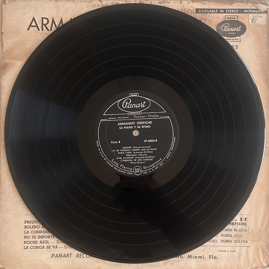 Armando Orefiche su Piano y su Ritmo