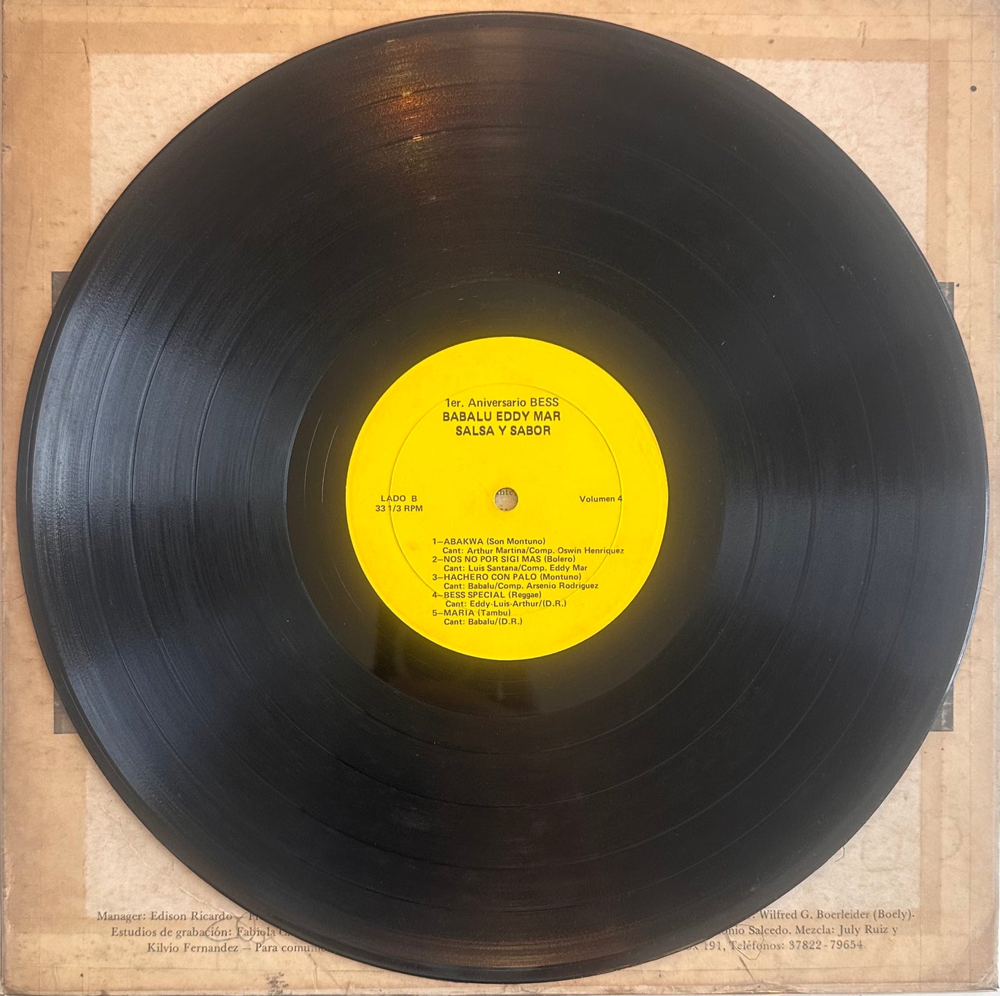 1er Aniversario - Babalu Eddy Mar Salsa y Sabor