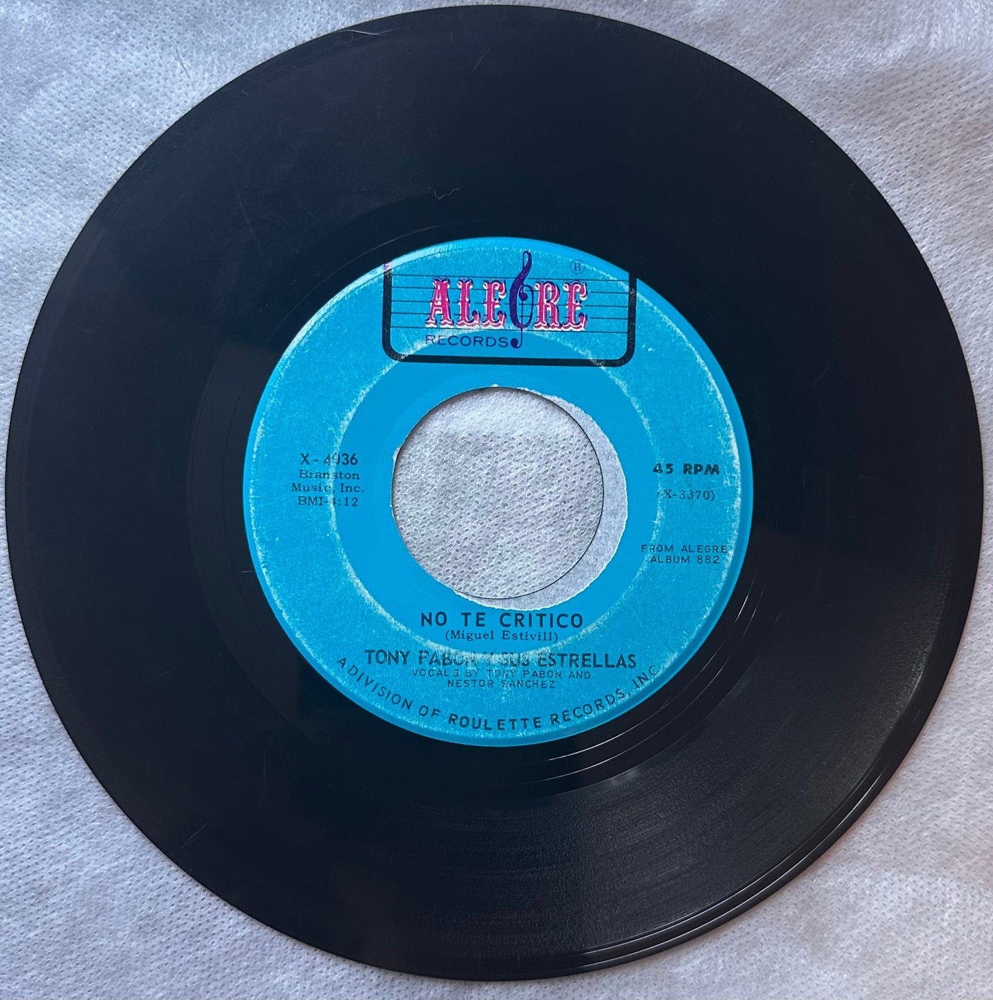 No te critico / Oh Calcutta - Tony Pabon y sus Estrellas