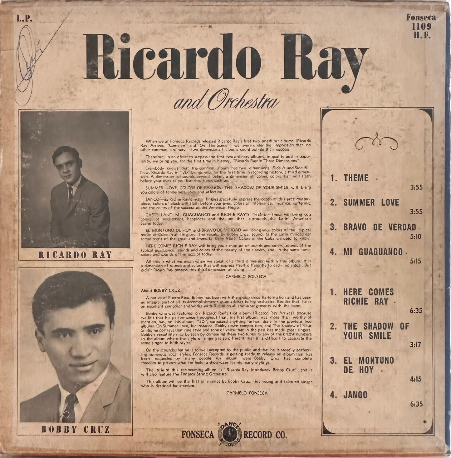 3 Dimensions - Ricardo Ray
