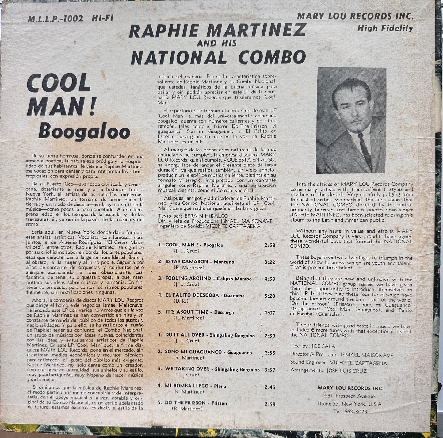 Cool Man! - Raphie Martinez and his Combo