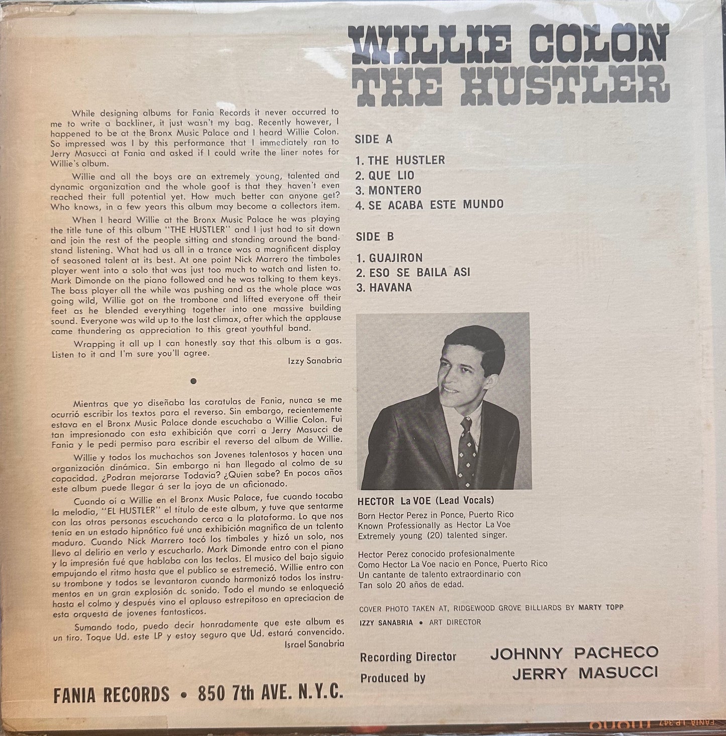 The Hustler - Willie Colon