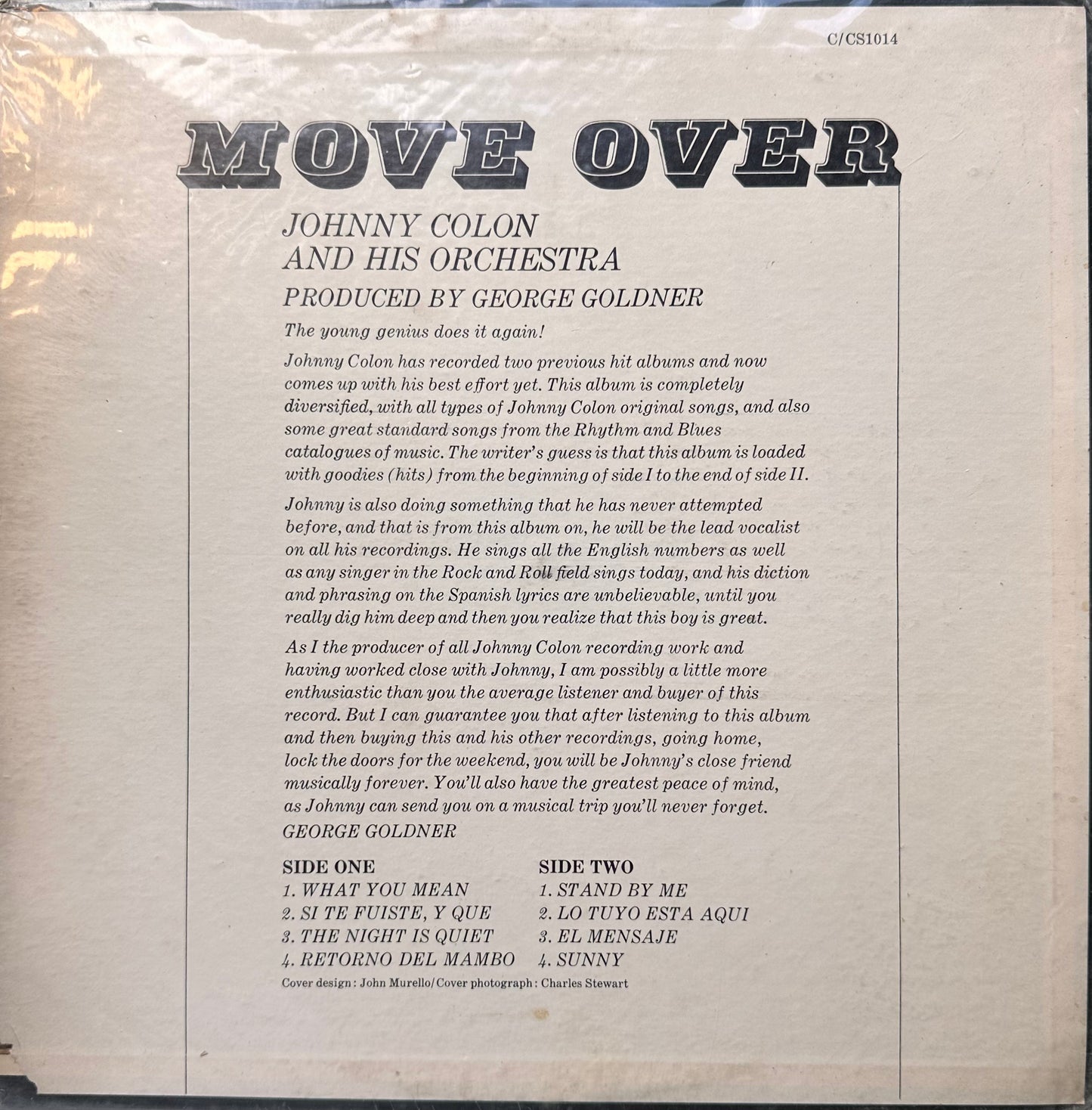 Move Over - Johnny Colon