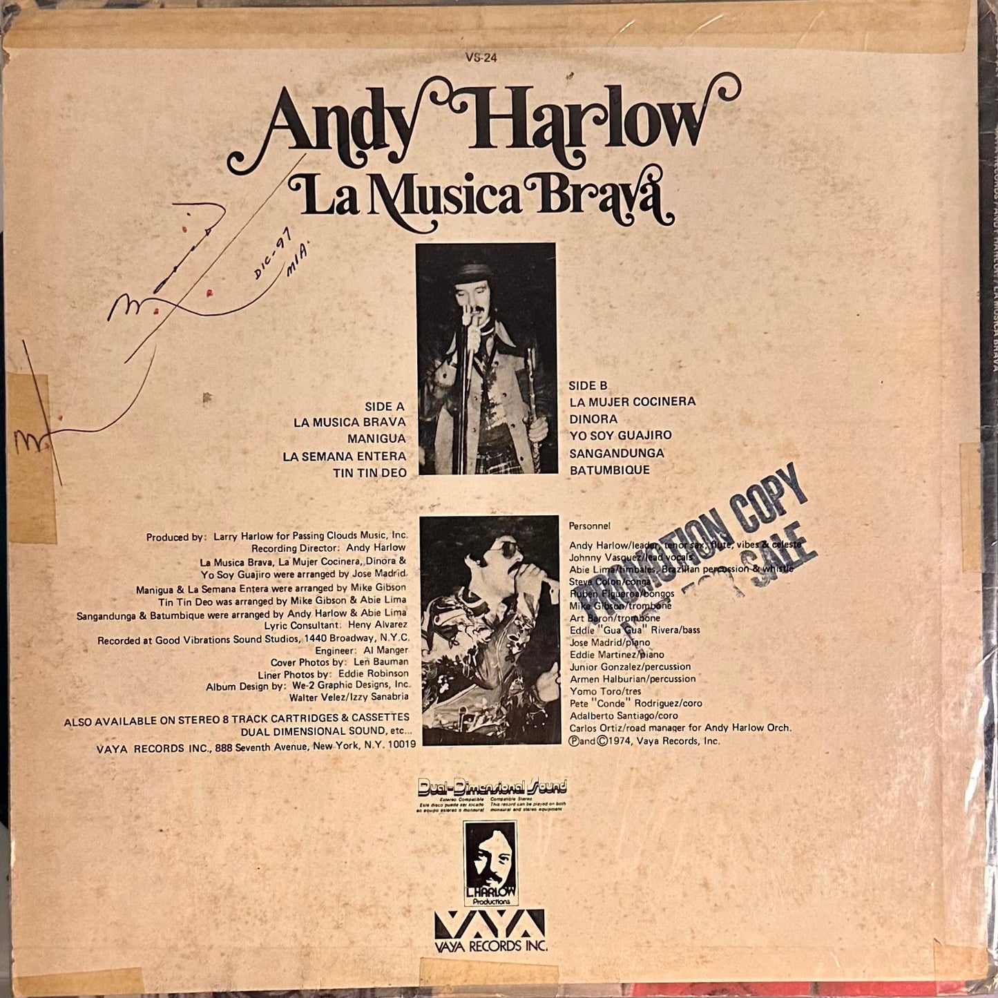 La Musica Brava - Andy Harlow